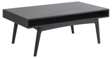 Couchtisch >Marte< in schwarz - 130x50x70cm (BxHxT)