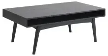 Couchtisch >Marte< in schwarz - 130x50x70cm (BxHxT)