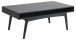 Couchtisch >Marte< in schwarz - 130x50x70cm (BxHxT)