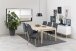 Polsterstuhl >Misty< (2er-Set) in anthrazit, Polyester - 47,5x95,5x63,5 (BxHxT)