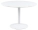 Esstisch >Ibiza< in weiss, MDF, Stahl - 74x110cm (HxD)