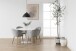 Esstisch >Ibiza< in weiss, MDF, Stahl - 74x110cm (HxD)