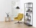 Satztisch >Alisma< in weiss, gold, Glas, Stahl - 45x50x45cm (BxHxT)