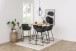 Barhocker >Lisa< (2er-Set) in Grau, Polyester, Stahl - 52x100x53cm (BxHxT)