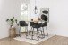 Barhocker >Lisa< (2er-Set) in Grau, Polyester, Stahl - 52x100x53cm (BxHxT)