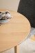 Esstisch >I_Duncan< in Eiche matt weiss pigmentiert, MDF - 75x105cm (HxD)