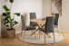 Esstisch >I_Duncan< in Eiche matt weiss pigmentiert, MDF - 75x105cm (HxD)