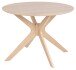 Esstisch >I_Duncan< in Eiche matt weiss pigmentiert, MDF - 75x105cm (HxD)
