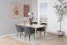 Armlehnstuhl >Emilia< in Grau, Polyester, Stahl - 57x83x61cm (BxHxT)