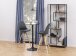 Standregal >Seaford< in Sonoma Eiche, MDF, Stahl - 77x185x35cm (BxHxT)