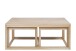 Satztisch >Cornus< (3-teilig) in Eiche weiss pigmentiert - 120x50x60cm (BxHxT)