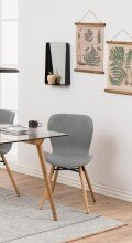 Polsterstuhl >Batilda -A1< (2er-Set) in Grau,...