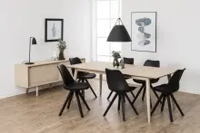 Esstisch >Century< in Eiche weiss pigmentiert, MDF...