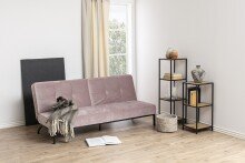 Schlafsofa >Perugia< in dusty rose, Polyester,...
