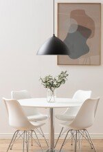 4-Fußstuhl >Eris< (4er-Set) in weiss, Chrom - 48,5x85,5x54 (BxHxT)