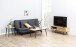 Schlafsofa >Faith< in Grau, Stoff, Stahl - 196x91x98cm (BxHxT)