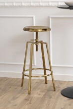 Barhocker >Goose< in Gold, Stahl - 41x87x41cm (BxHxT)