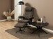 Couchtisch >I_Duncan< in schwarz, MDF - 45x80cm (HxD)