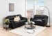 Couchtisch >Bayonne< in Grau, schwarz, Glas, Sta - 42x79cm (HxD)