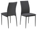 Esszimmerstuhl >Demina< (4er-Set) in Grau, Polyester, Stahl - 43,5x92x53 (BxHxT)