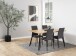 Esszimmerstuhl >Demina< (4er-Set) in Grau, Polyester, Stahl - 43,5x92x53 (BxHxT)