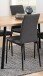 Esszimmerstuhl >Demina< (4er-Set) in Grau, Polyester, Stahl - 43,5x92x53 (BxHxT)