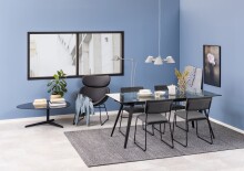 Esszimmerstuhl >Cornelia< (2er-Set) in Grau - 50x80x53,5 (BxHxT)