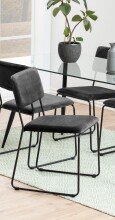 Esszimmerstuhl >Cornelia< (2er-Set) in Grau - 50x80x53,5 (BxHxT)
