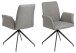 Armlehnstuhl >Naya< in Grau, Polyester, Stahl - 59x88x59cm (BxHxT)