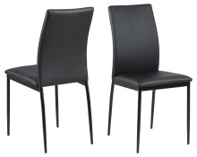 Esszimmerstuhl >Demina< (4er-Set) in schwarz - 43,5x92x53 (BxHxT)