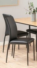 Esszimmerstuhl >Demina< (4er-Set) in schwarz - 43,5x92x53 (BxHxT)