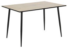 Esstisch >Wilma< in Wildeiche white wash, MDF -...