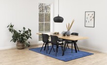 Esszimmerstuhl >Batilda -A1< (2er-Set) in schwarz - 47x82,5x53 (BxHxT)