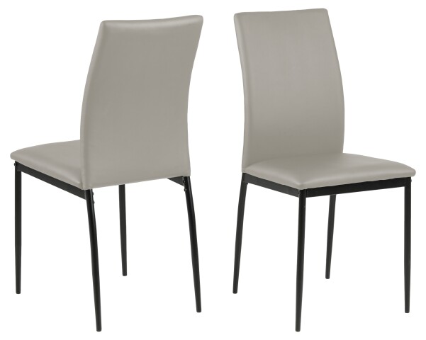 Esszimmerstuhl >Demina< (4er-Set) in taupe - 43,5x92x53 (BxHxT)