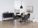 Esstisch >Amble< in Braun, MDF, Stahl - 110x75x110cm (BxHxT)