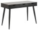 Schreibtisch >Neptun< in schwarz, MDF, Stahl - 110x77,1x50cm (BxHxT)