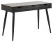 Schreibtisch >Neptun< in schwarz, MDF, Stahl - 110x77,1x50cm (BxHxT)