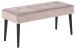 Polsterbank >Glory< in dusty rose, Polyester, Stahl - 95x45x38cm (BxHxT)