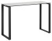 Konsolentisch >Katrine< in Grau, Glas, Stahl - 110x76x40cm (BxHxT)