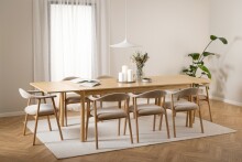 Esstisch >Atlantic< in Eiche, MDF - 200x75x100cm (BxHxT)