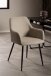 Esszimmerstuhl >Lizzy< in Beige, Stoff - 59x85x59cm (BxHxT)