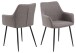 Esszimmerstuhl >Lizzy< in Braun, Stoff - 59x85x59cm (BxHxT)