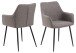 Esszimmerstuhl >Lizzy< in Braun, Stoff - 59x85x59cm (BxHxT)
