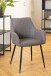 Esszimmerstuhl >Lizzy< in Braun, Stoff - 59x85x59cm (BxHxT)