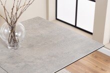 Esstisch >Irwine< in Grau, Glas, keramisch - 210x76x90cm (BxHxT)