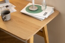Schreibtisch >Barnett< in natürlich, MDF - 120x75x60cm (BxHxT)