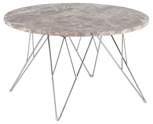 Couchtisch >Prunus< in Braun, Marmor - 46,2x80cm (HxD)