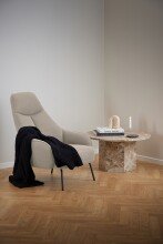Couchtisch >Naxos< in Braun, Marmor - 80x42x80x80cm (BxHxTxD)