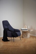 Couchtisch >Naxos< in Braun, Marmor - 80x42x80x80cm (BxHxTxD)
