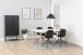 Kulissen-Esstisch >Century< in Eiche weiss pigmentiert - 200x75,3x100 (BxHxT)